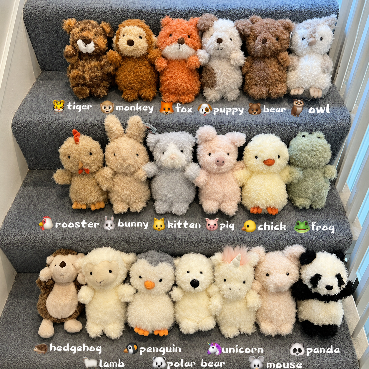 Jellycat Animals Collection
