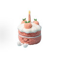 Jellycat Shanghai Cafe Pop Up Exclusive Peach Cake