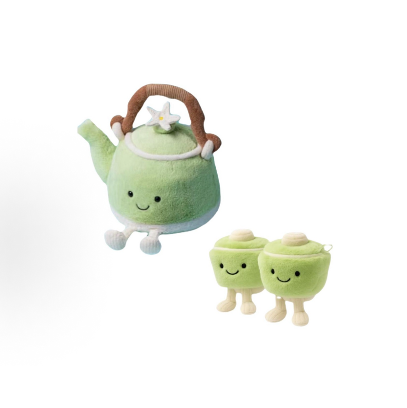 Jellycat Shanghai Café Exclusive Amuseables Vivididdy Teapot & Ool &