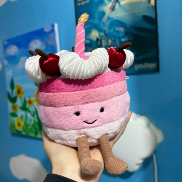 jellycat cherry cake plush